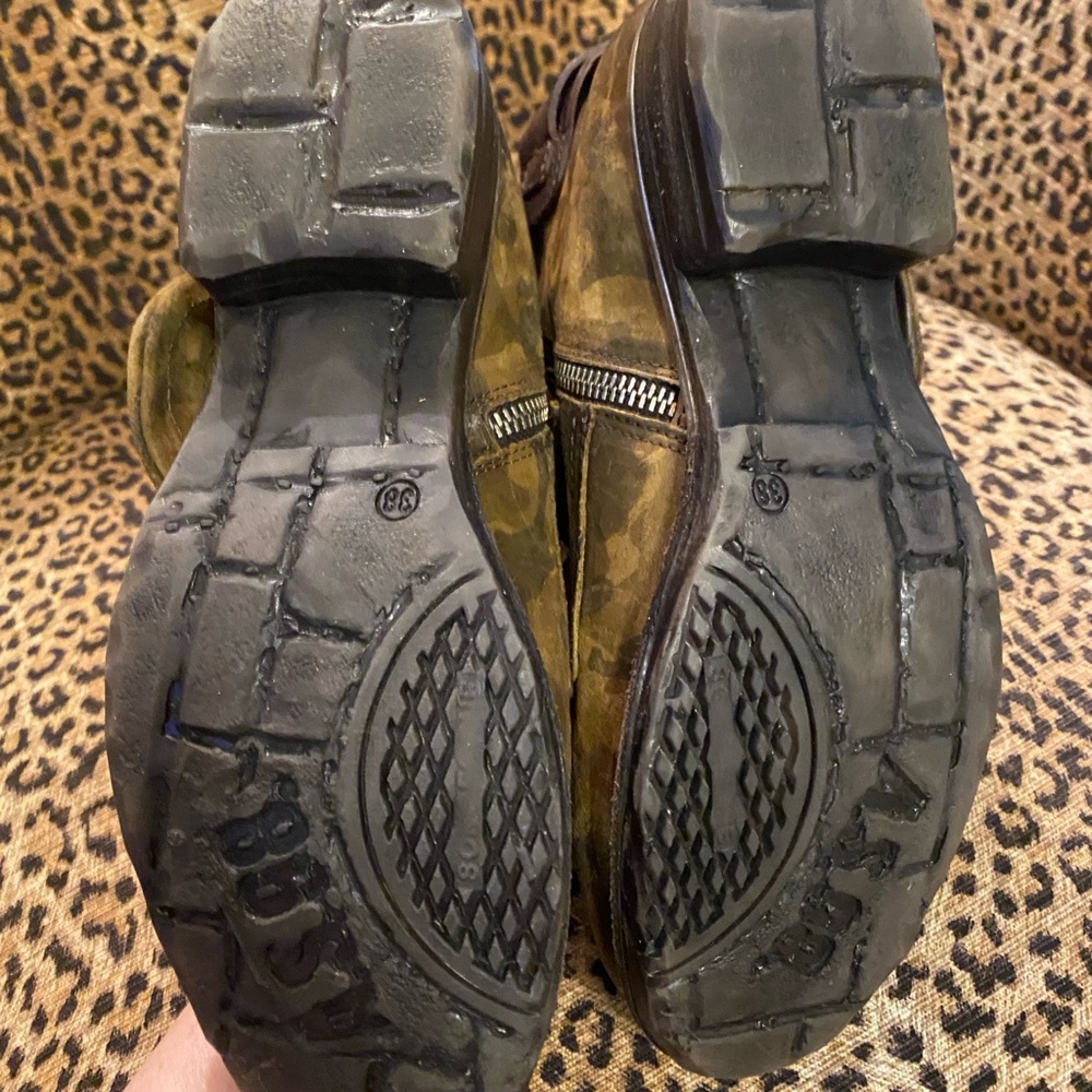 AS98 Camouflage Leather Ankle Boots - Picture 5 of 10
